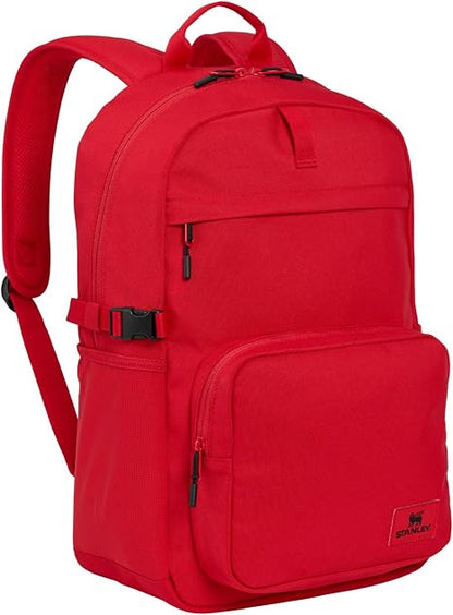 STANLEY Assembly Backpack 20L, Fits Laptops up to 16 inches, Chili