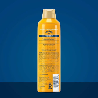 Gold Bond No Mess Talc-Free Body Powder Spray 7 oz. Fresh Scent & Comfort Body Powder 10 oz. Talc-Free Fresh Clean Scent Bundle