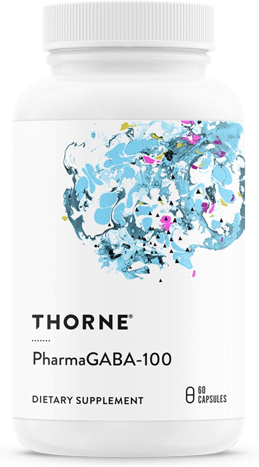 THORNE - Relax & Restore Bundle - L-Theanine and PharmaGABA-100 Duo for Stress Relief & Relaxation - 60 to 90 Servings