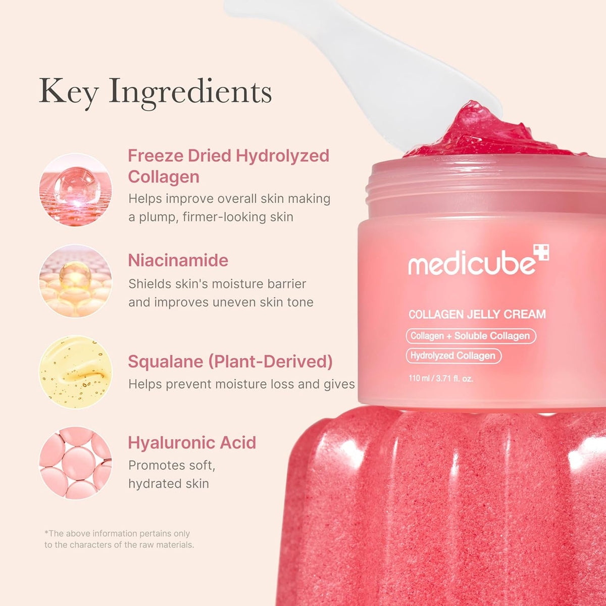 medicube Collagen Jelly Cream, Moisturizing Cream for Plump Skin, 3.71fl.oz