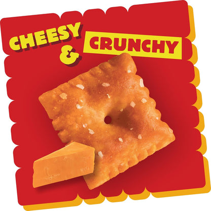 Cheez-It Cheese Crackers, Baked Snack Crackers, Single Serve, Extra Toasty (40 Pouches)