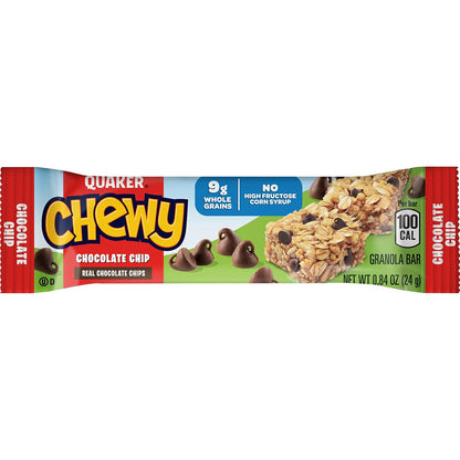 Quaker Chewy Chocolate Chip, 0.84 Oz, 30 ct