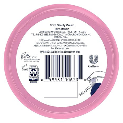 Dove Body Love Beauty Cream, Lightweight, Fast-Absorbing Face and Body Cream for Normal to Dry Skin, 24-Hour Moisture, Luxuriously Scented Face Cream, Hand & Body Lotion, 5.07 Fl Oz (Pack of 3)