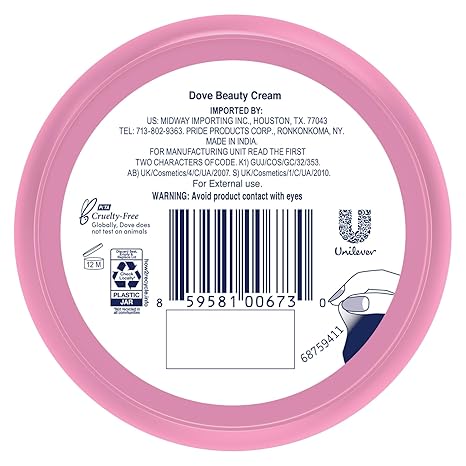 Dove Body Love Beauty Cream, Lightweight, Fast-Absorbing Face and Body Cream for Normal to Dry Skin, 24-Hour Moisture, Luxuriously Scented Face Cream, Hand & Body Lotion, 5.07 Fl Oz (Pack of 3)