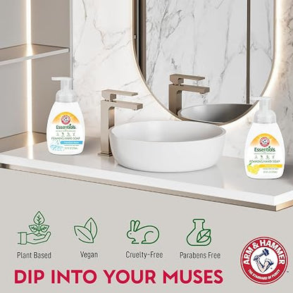 Arm & Hammer Foaming Hand Soap for Skin Cleaning - Cleanser with Lavender Vanilla Scent - Hand Soap Pump with Aloe Vera & Different Ingredients 12.5 Fl Oz (370mL)