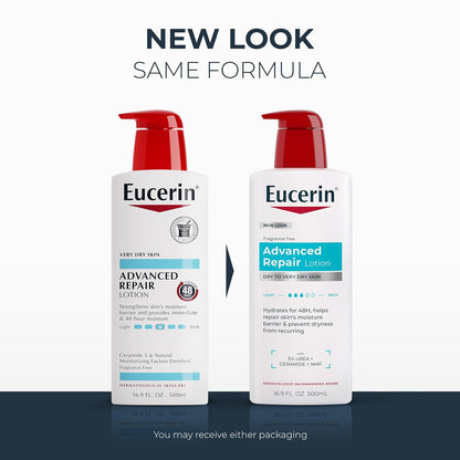 Eucerin Advanced Repair Lotion, Urea Enriched, 16.9 FL OZ