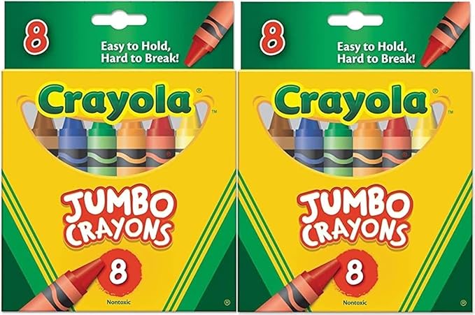 Crayola 52-0389 Crayons Jumbo, Pack of 2