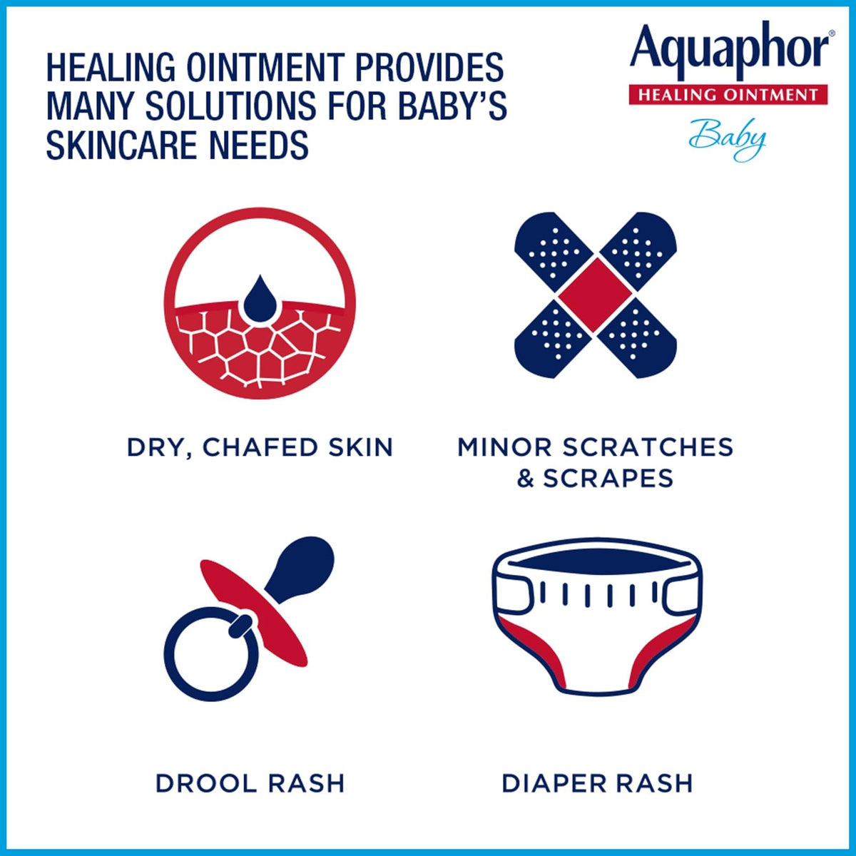 Aquaphor Baby Advanced Therapy Healing Ointment Skin Protectant, 14 OZ