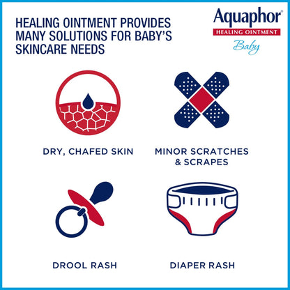 Aquaphor Baby Advanced Therapy Healing Ointment Skin Protectant, 14 OZ