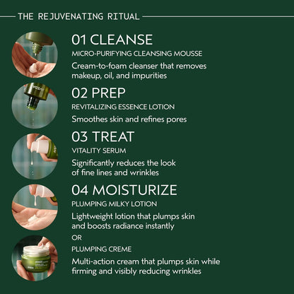 Aveda Advanced Botanical Kinetics Plumping Cream | Firming and visibly reducing wrinkles | Vegan | Full Size | Refillable | 1.7 Fl Oz