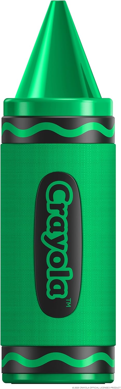 Crayola Kids Crayon Speakers Bluetooth, Portable Bluetooth Speakers | 20W Peak Power HD Sound, Mini Bluetooth Speaker Wireless with TWS Pairing BT 5.3, FM Radio Home/Party/Outdoor/Travel