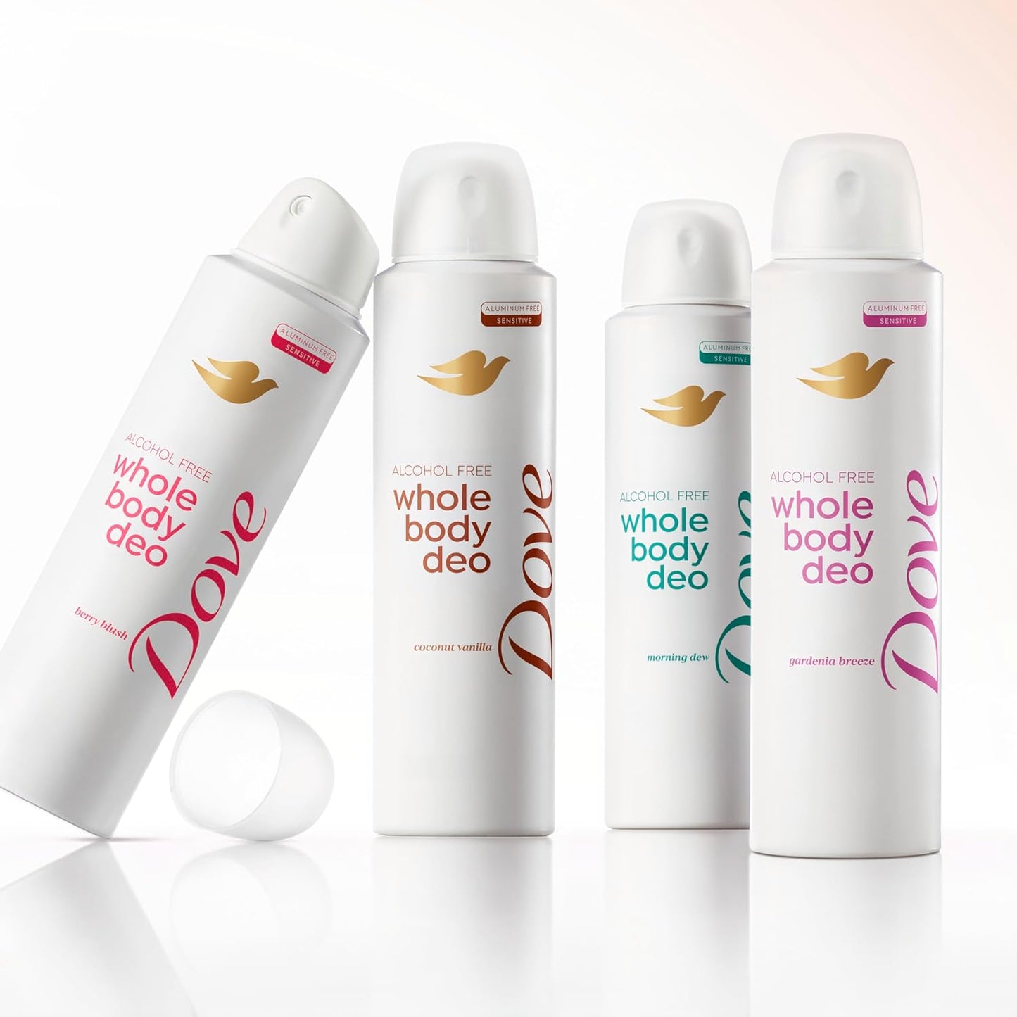 Dove Whole Body Deodorant Spray for Women, Alcohol Free, Scent: Coconut Vanilla, 4 oz
