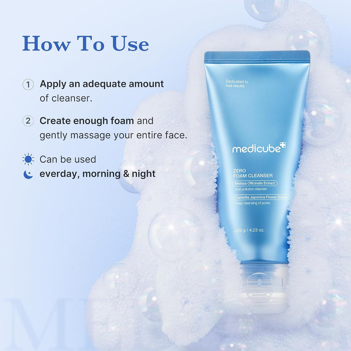 medicube Double Cleansing Duo - Zero Pore Cleansing Oil, Zero Foam Cleanser