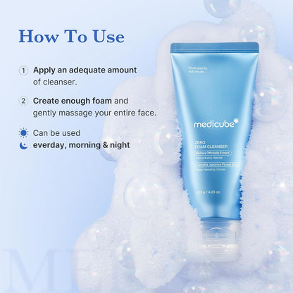 medicube Double Cleansing Duo - Zero Pore Cleansing Oil, Zero Foam Cleanser