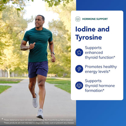 Pure Encapsulations Iodine and Tyrosine, 120 Capsules