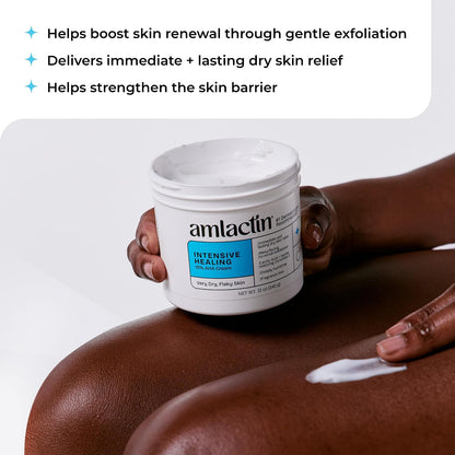 Amlactin Intensive Healing Body Cream, 15% Lactic Acid, 12 oz