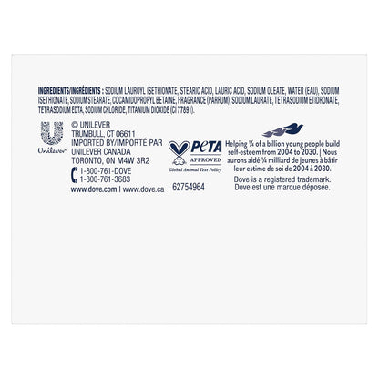 Dove Beauty Bar Soap Original, Pack of 24 for Soft, Smooth Skin, with 1/4 Moisturizing Cream 3.75 oz