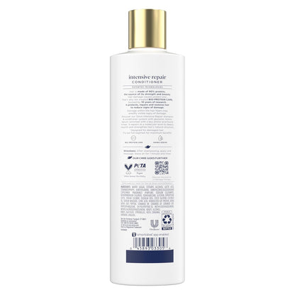 Dove Conditioner Intensive Repair for Damaged Hair Bio-Protein Care Technology and Amino Serum 12 oz,(Pack of 8)