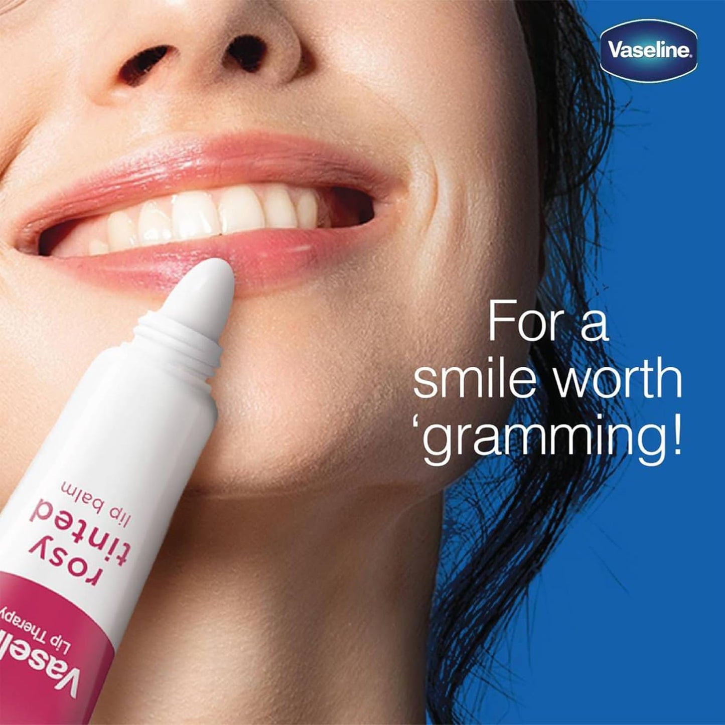 Vaseline Lip Therapy Advanced Healing Bulk Lip Balm Original & Rosy Lips Twin Packs, 48 Tubes Total, 0.35 Oz Ea