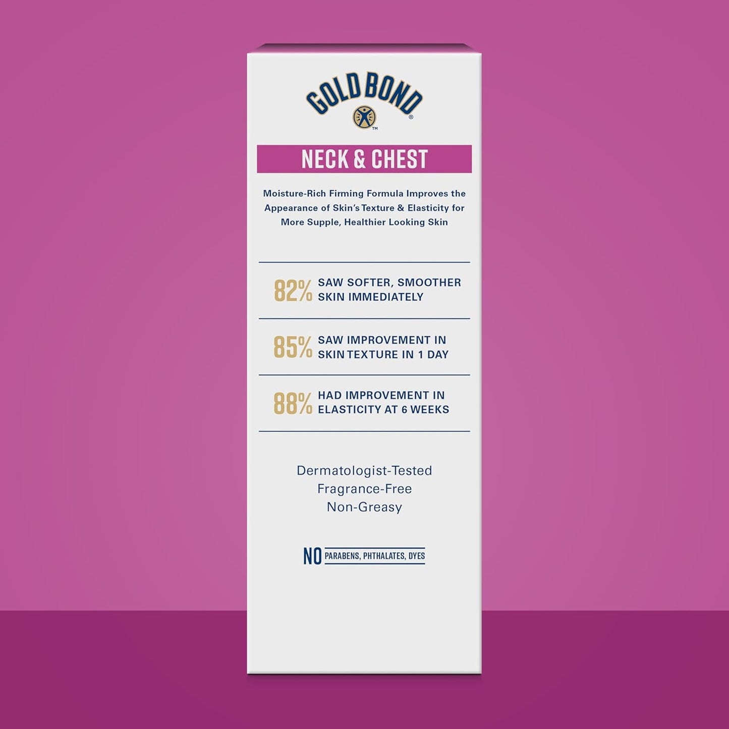 Gold Bond Age Renew Neck and Chest Firming Cream, 2 oz., Pack of 3 | Clinically tested skin firming cream with hyaluronic acid, travel size, non-greasy, for normal to dry skin, 3pack, gift set