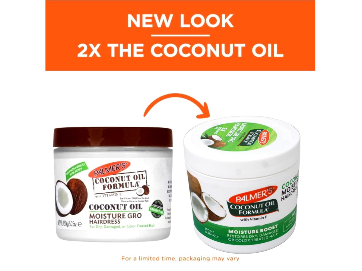 Palmer's Hair Cream, Coconut Oil Formula Moisture Gro Hairdress (5.25 Oz)