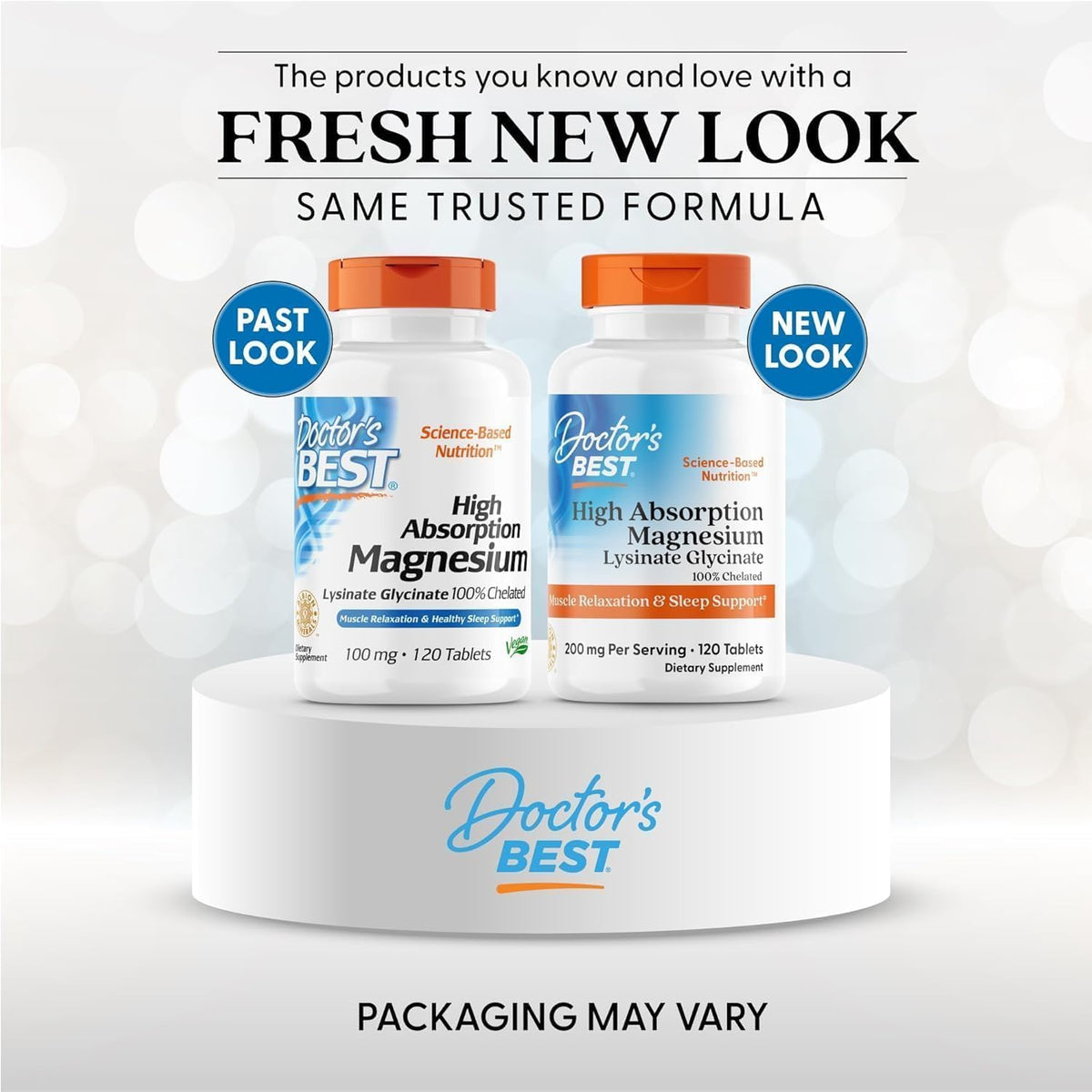 Doctor's Best High Absorption Magnesium Glycinate Lysinate, 240 Count
