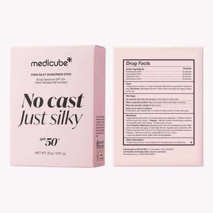 medicube PDRN Silky Sun Stick, SPF 50 Airy & Pore-Blurring Finish, 0.81 oz.
