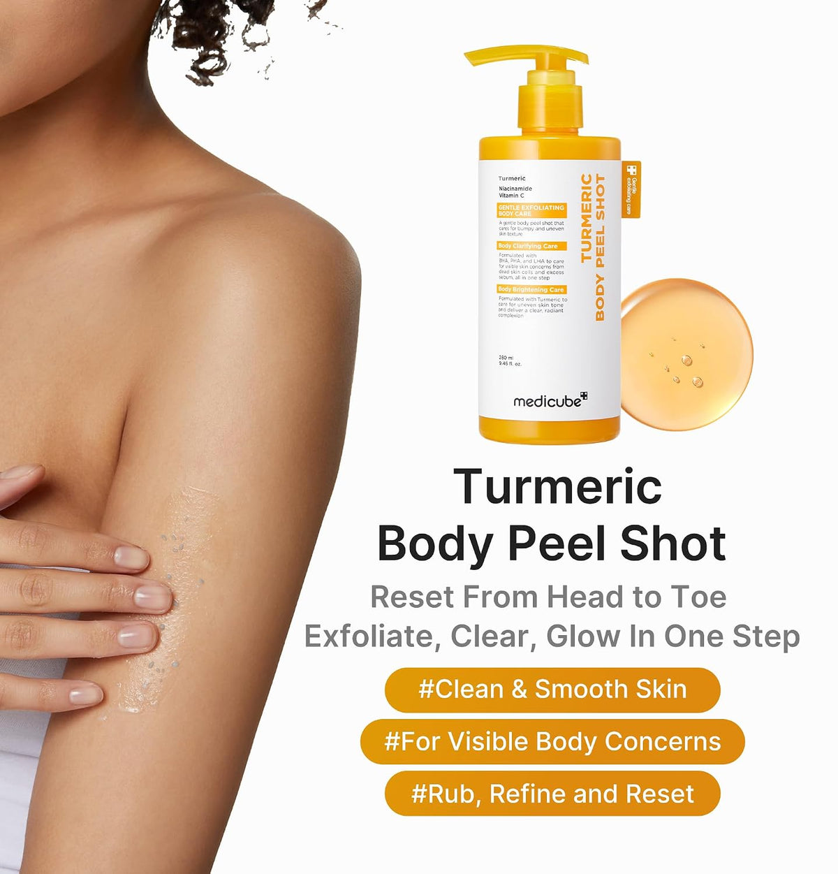 medicube Body Peel Shot Duo - Hypochlorous Acid & Kojic Acid Body Peel Shot
