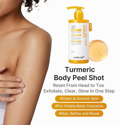 medicube Kojic Brightening Body Care Duo - Body Peel Shot & Body Wash