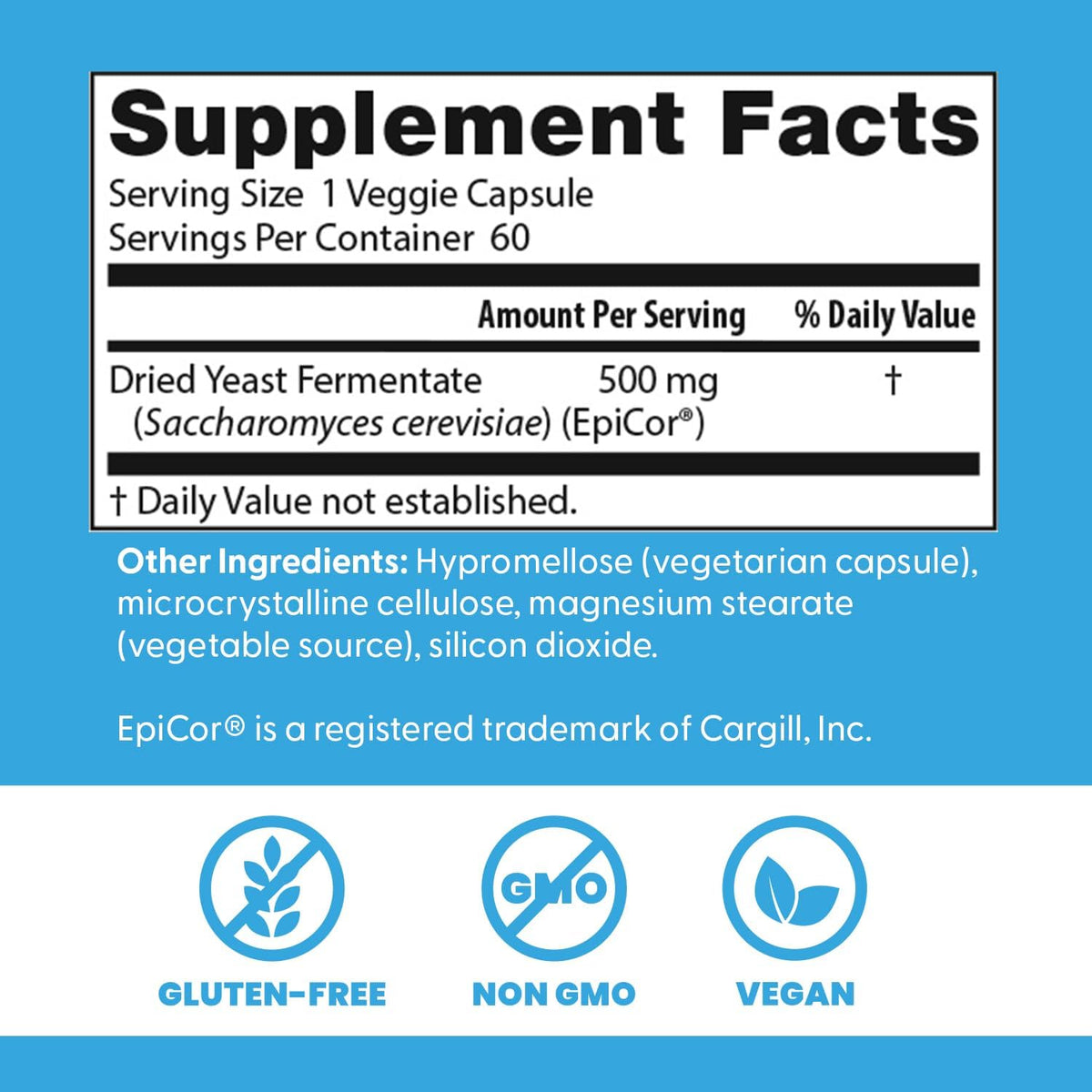 Doctors Best EpiCor Immune Support Postbiotic Supplement, 60 Veg Caps