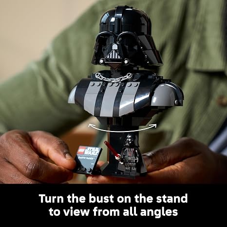 LEGO Star Wars Darth Vader Bust - Collectible Building Set for Adults, Ages 18+ - Star Wars Gift for Men & Women - with Darth Vader Minifigure - Bedroom or Shelf Decor - 75439