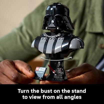 LEGO Star Wars Darth Vader Bust - Collectible Building Set for Adults, Ages 18+ - Star Wars Gift for Men & Women - with Darth Vader Minifigure - Bedroom or Shelf Decor - 75439