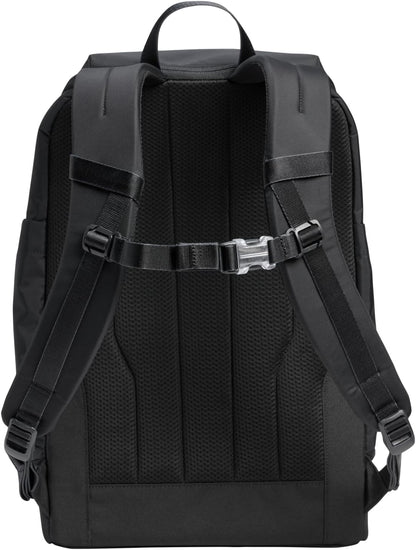 STANLEY Vitalize Backpack | Gym, Work & Travel Bag with Laptop Sleeve | Expandable Bottom Compartment | Tumbler & Water Bottle Pockets | Durable Recycled Fabric | Black