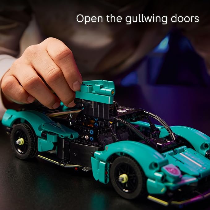 LEGO Technic Aston Martin Valkyrie Toy Car - Kids Model Kit Toy for Boys and Girls, Ages 9+ - Vehicle Building Set for Pretend Play & STEM Learning - Sports Car Gift Idea for Birthdays - 42208