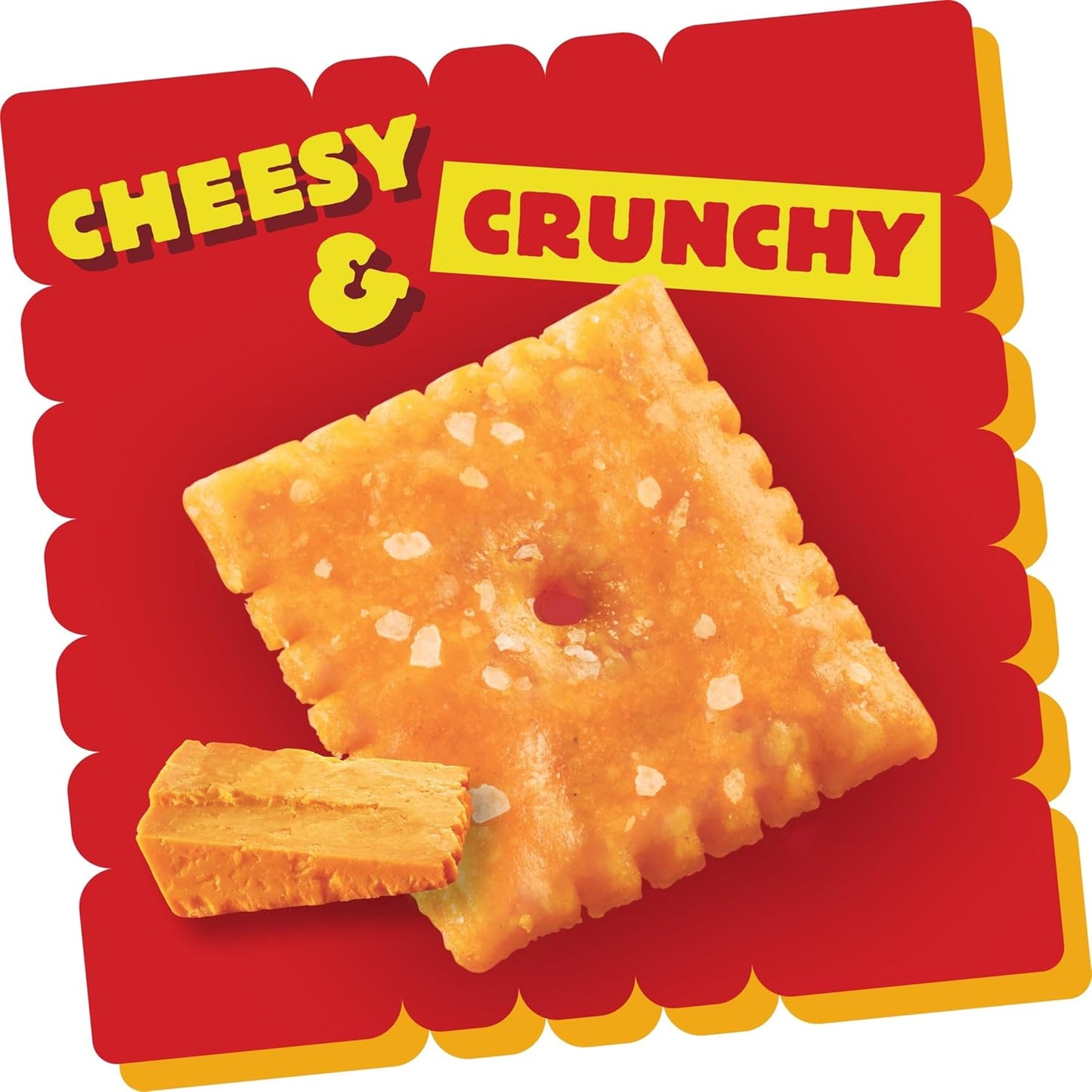 Cheez-It Cheese Crackers, Baked Snack Crackers, Lunch Snacks, Party Size, Original, 25 Ounce (Pack of 2)