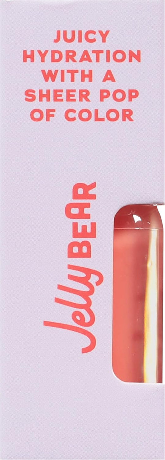 Tree Hut Jelly Bear Hydrating Lip Oil, Sheer Glossy Lip Oil, Non-Sticky Moisturizing Formula for Soft, Smooth Lips, Sweet Fruity Scent, 0.11 fl oz