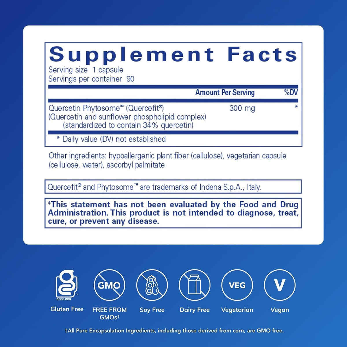 Pure Encapsulations Quercetin UltraSorb, 90 Capsules