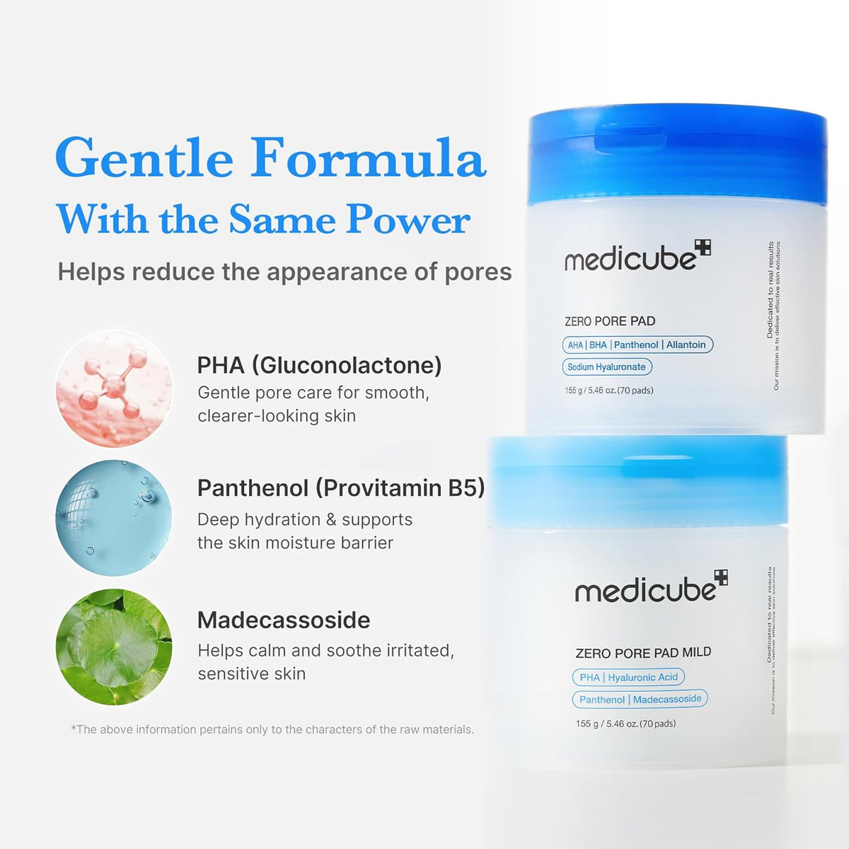 medicube Cleanse & Swipe Duo for Delicate Skin, Zero Pore Pad Mild & Zero Foam Cleanser