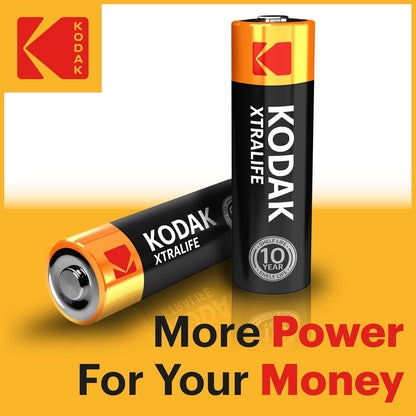 KODAK AA Alkaline Batteries (60 Pack) Double A Battery, LR6, 1.5V