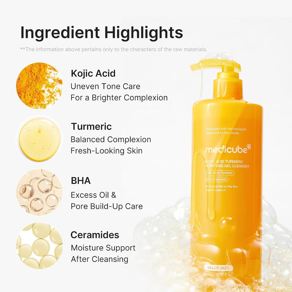 medicube Kojic Acid Turmeric Jelly To Foam Cleanser (Pack of 2)