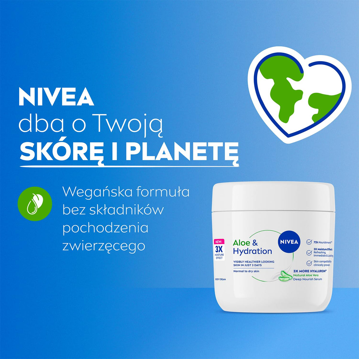 NIVEA Aloe and Hydration Body Cream 13.52 oz (1)