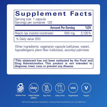 Pure Encapsulations Niacitol, 500 mg