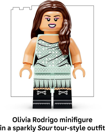 LEGO Editions Olivia Rodrigo's Vinyl 43028 | Collectible Building Toy for Girls & Boys, Ages 10+, Olivia Rodrigo Minifigure, Bedroom Decor, 360 pieces, Gift for Birthdays