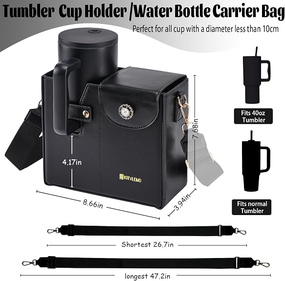 Stanley Cup Purse.Stanley Purse Cup Holder Bag.Water Bottle Holder. Bag with Water Bottle Pocket