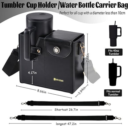 Stanley Cup Purse.Stanley Purse Cup Holder Bag.Water Bottle Holder. Bag with Water Bottle Pocket