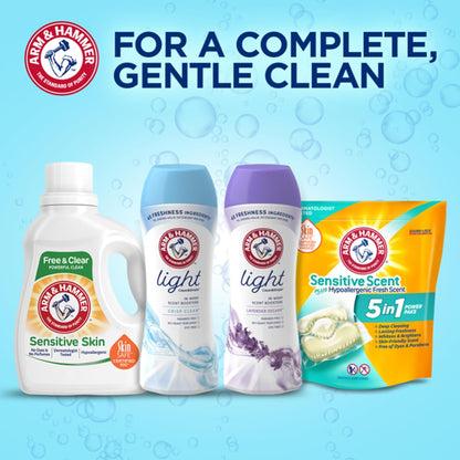 ARM & HAMMER Light Laundry Scent Booster, Lavender Escape, 24 Ounce (Pack of 4)