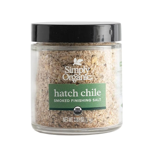 Simply Organic, Salt Finishing Smoked Hatch Chili Og, 2.61 Ounce