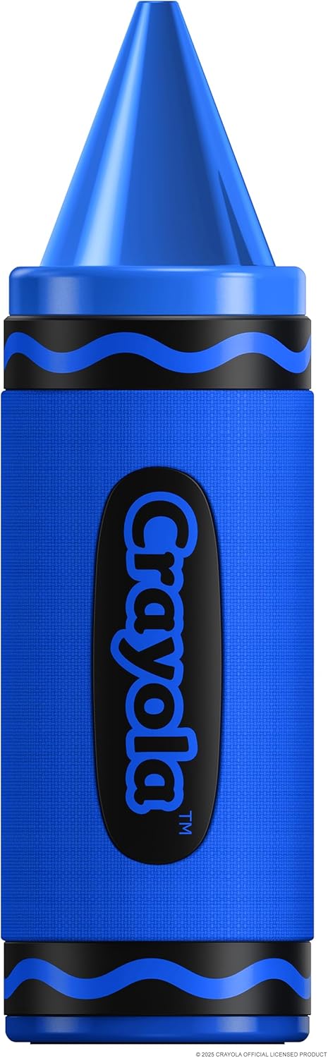 Crayola Kids Crayon Speakers Bluetooth, Portable Bluetooth Speakers | 20W Peak Power HD Sound, Mini Bluetooth Speaker Wireless with TWS Pairing BT 5.3, FM Radio Home/Party/Outdoor/Travel