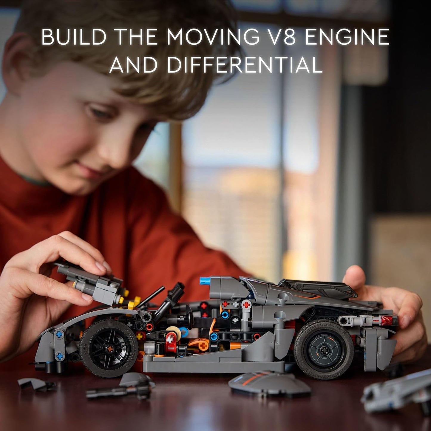 LEGO Technic Koenigsegg Jesko Absolut Grey Hypercar, Sports Car Building Set for Boys and Girls, Vehicle Racing for Kids, Buildable Model Kit, Sport Car Toy, Motor Enthusiasts’ Gift, 42173