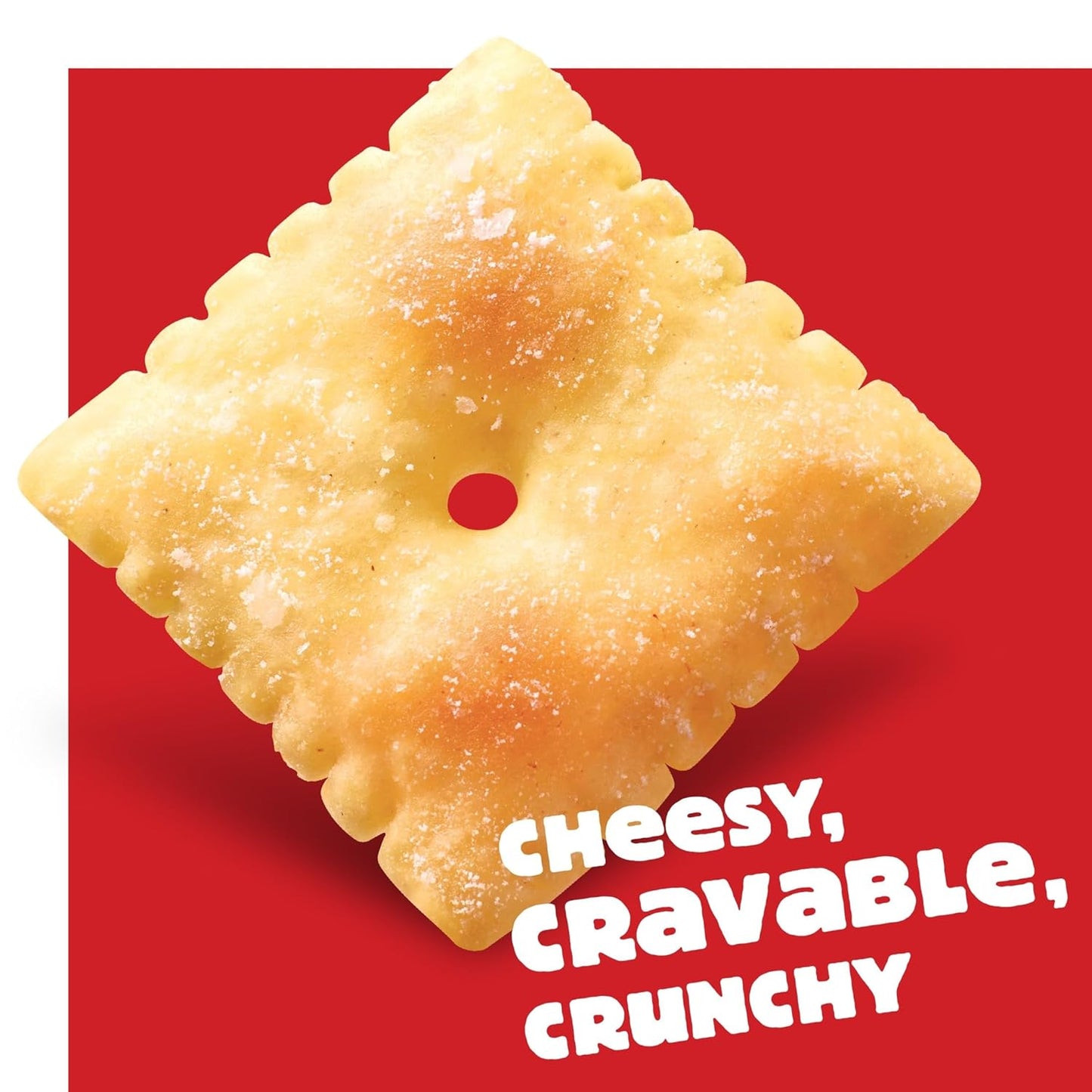 Cheez-It Cheese Crackers, Baked Snack Crackers, Lunch Snacks, White Cheddar (40 Packs)